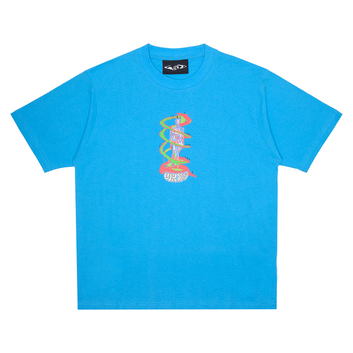 Anatommy Tee - Light Blue – WKND SKATEBOARDS