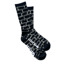 Brick Socks - Black / Charcoal / Light Grey