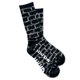 Brick Socks - Black / Charcoal / Light Grey