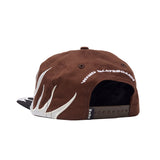 Flame 5-Panel Hat - Brown