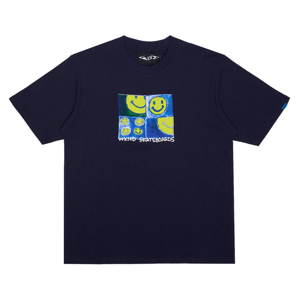 Smirley Tee - Navy