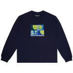 Smirley Long Sleeve Tee - Navy