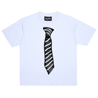 Tie Tee - White