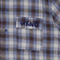 Wilson Shirt - Black/Blue Plaid