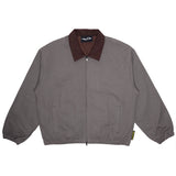 Zip Jacket - Grey / Brown