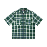 Wilson Zip Shirt - Green Plaid