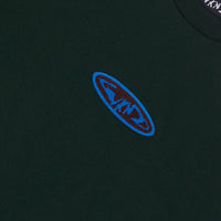Fishbone Chenille Patch Tee - Dark Green