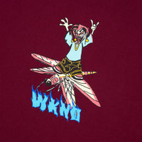 Runaway Long Sleeve Tee - Burgundy