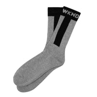 Baseball Sock - Grey / Black