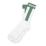 Baseball Sock - White / Green