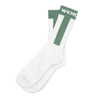 Baseball Sock - White / Green